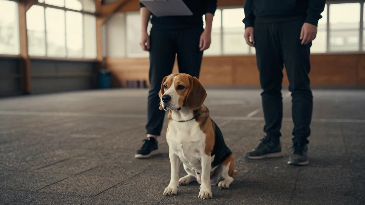 Hundehalter beim Sachkundenachweis in Hamburg
